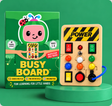 BrainSpark Activity Board busy board with box